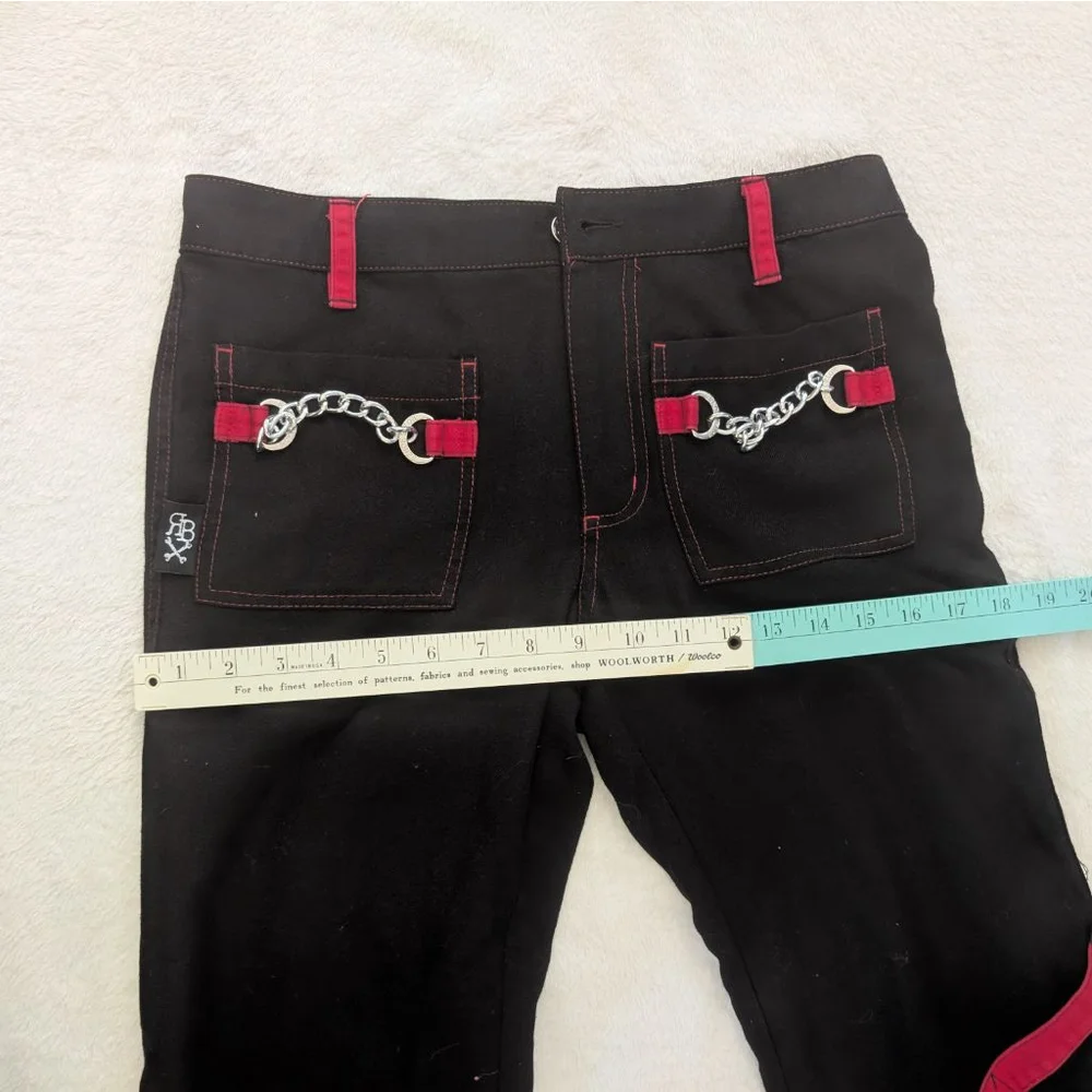 Royal Bones By Tripp Red Strappy Pants - Juniors 3